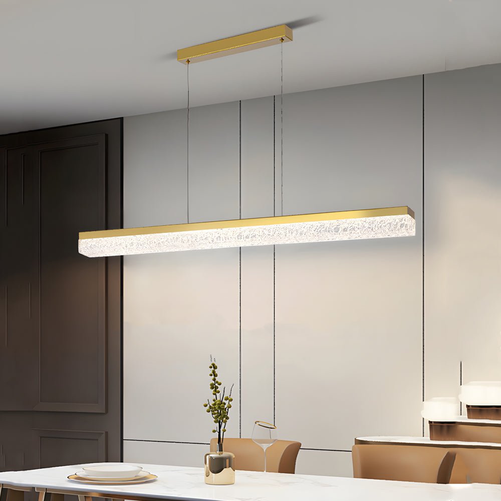 47.24'' 1-Light Linear LED Dimmable Kitchen Island Pendant – Black/Bronze
