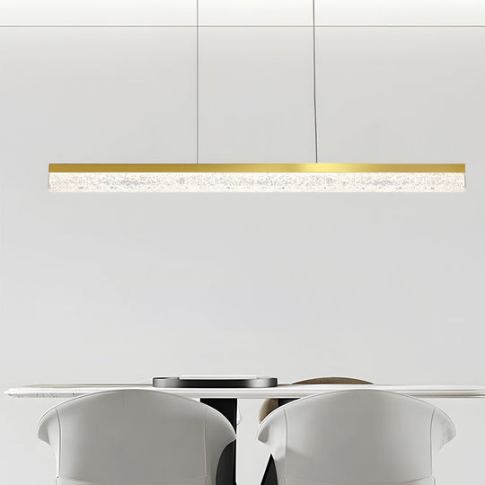 47.24'' 1-Light Linear LED Dimmable Kitchen Island Pendant – Black/Bronze