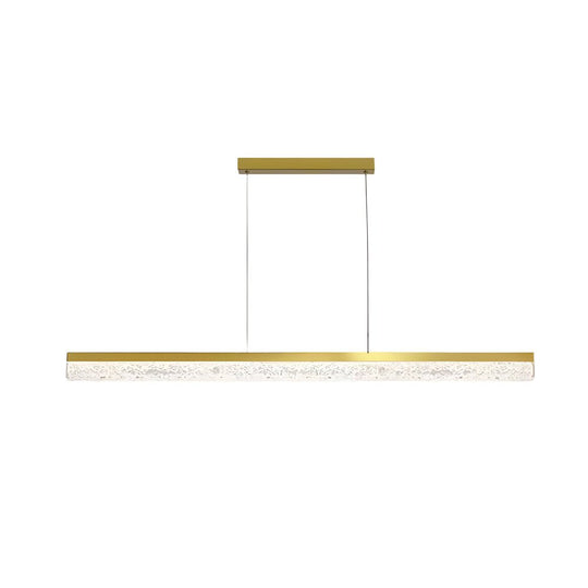 47.24'' 1-Light Linear LED Dimmable Kitchen Island Pendant – Black/Bronze