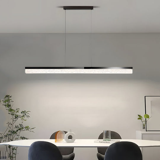 47.24'' 1-Light Linear LED Dimmable Kitchen Island Pendant – Black/Bronze