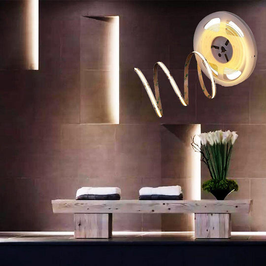 Flexible COB LED Strip Lights Waterproof Spotless Design