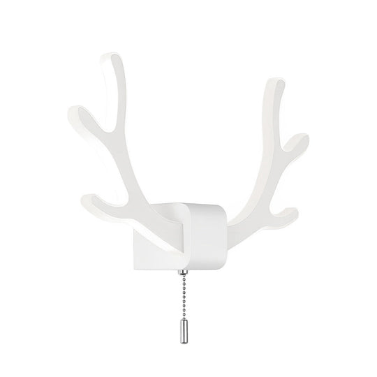 Antler Design Nordic LED Wall Lamp with Pull Switch
