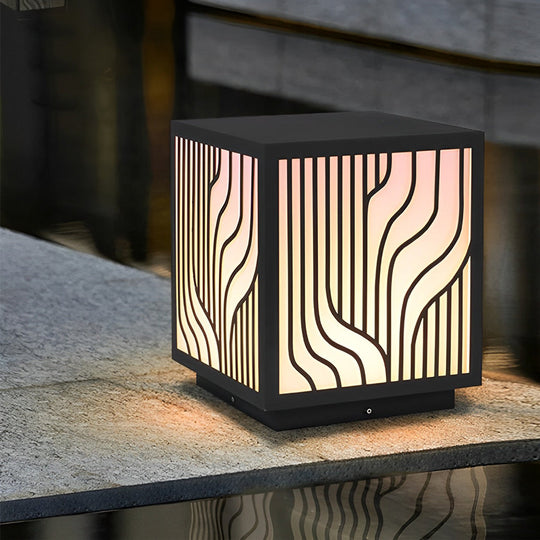 Square LED Outdoor Waterproof Fence Post Lights
