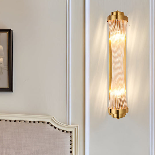Adjustable Crystal Golden Nordic LED Wall Lamp