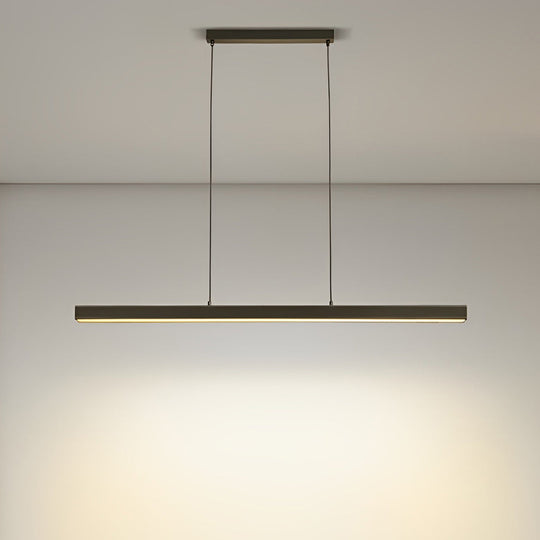 30'' Rectangular Modern Black Pendant Light – Vintage-Inspired LED Lighting