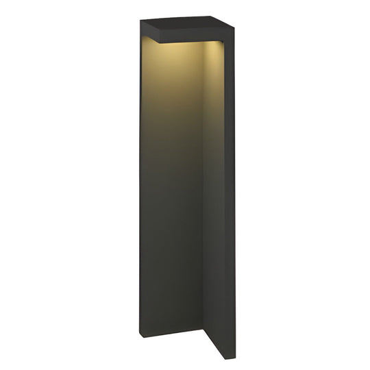 Half-Cut Rectangular Fixture Modern Outdoor Path Light in Gray LED 4.5W IP54 Waterproof