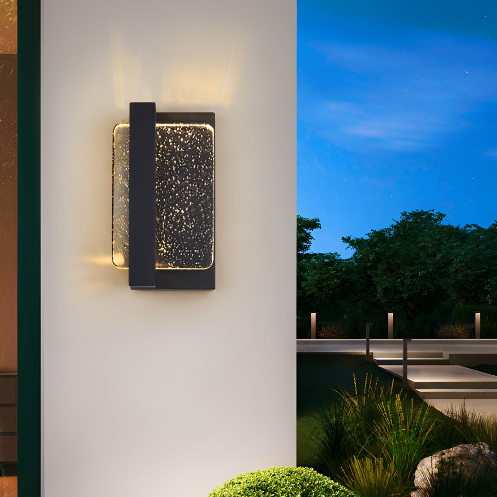 Creative Crystal LED Outdoor Wall Sconce Waterproof Light
