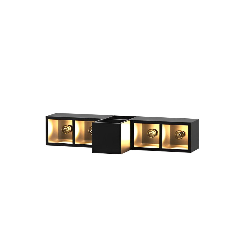 Waterproof Creative Square Combination Wall Lamp with Flowerpot