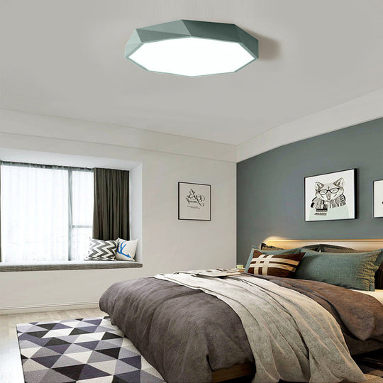 Geometric Design LED Modern Flush Mount Ceiling Light