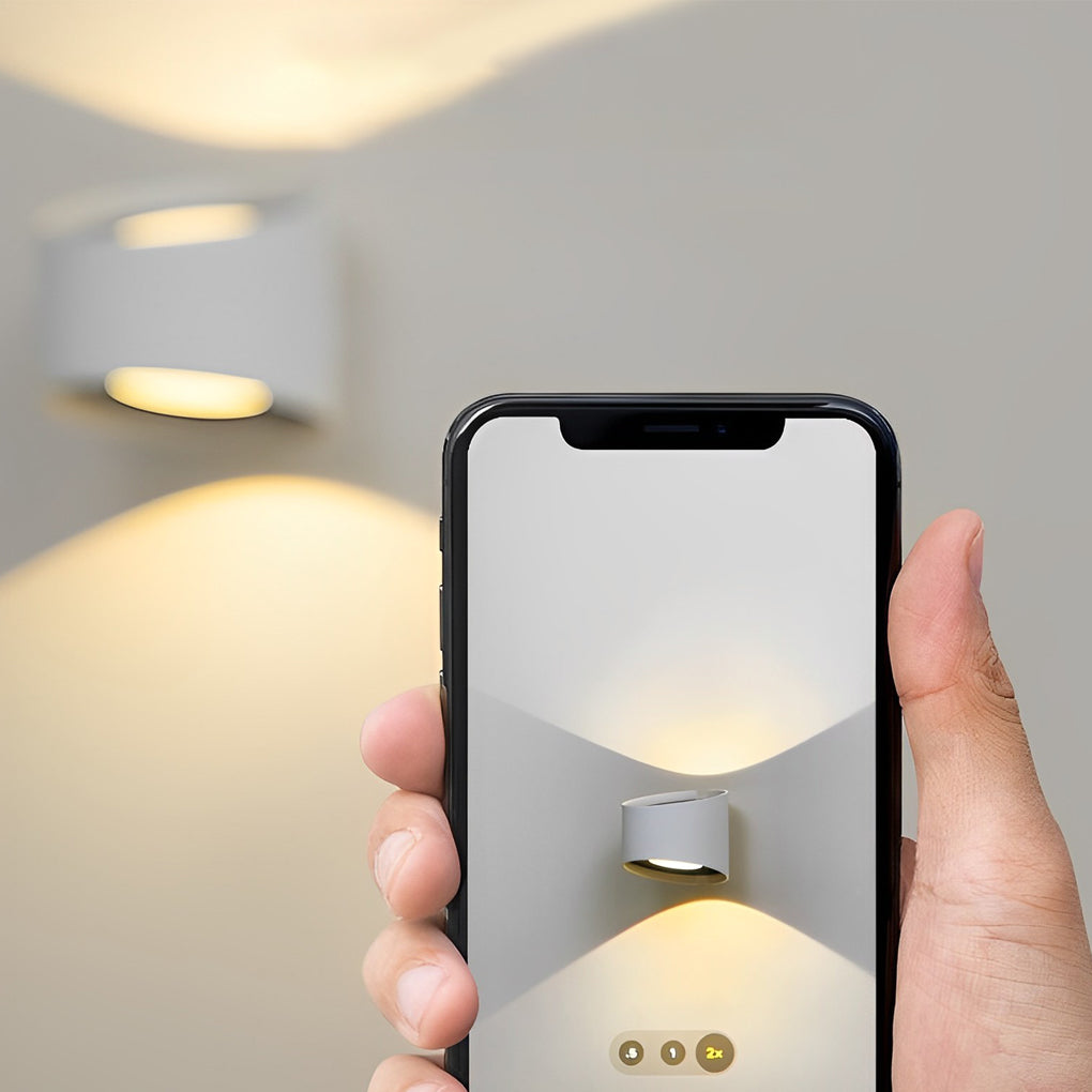 Round Creative Up and Down LED Decorative Wall Sconce