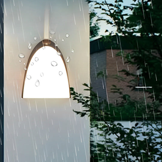Creative Black Aluminum Modern LED Outdoor Wall Sconce