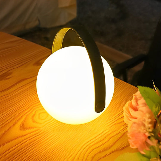 6 Inch Portable RGB Sphere Table Lamp – Colorful Ambient Lighting