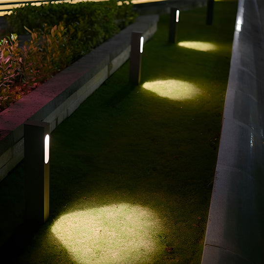7W COB LED Outdoor Rectangular Pathway Light