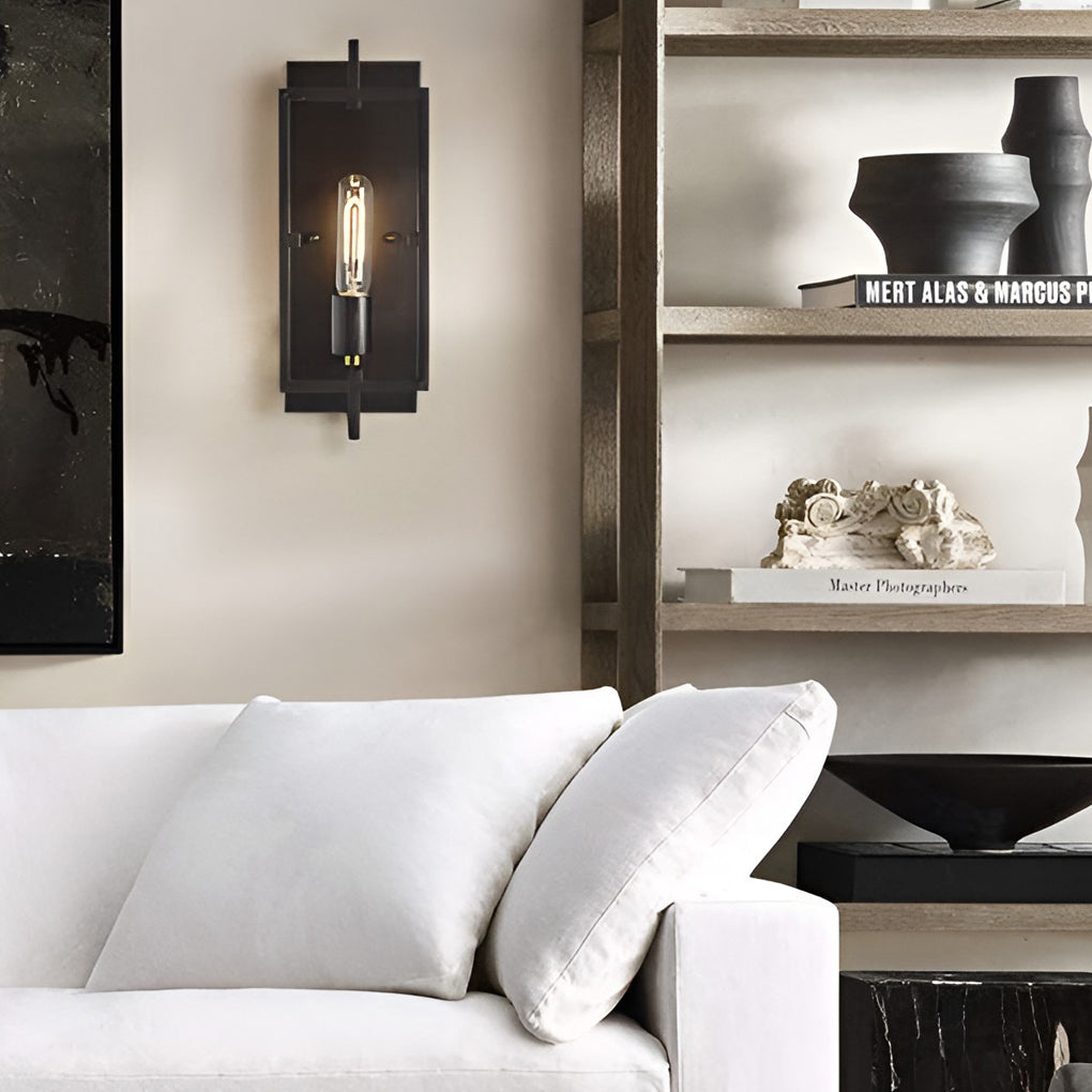 Creative Rectangular Industrial LED Wall Lamp