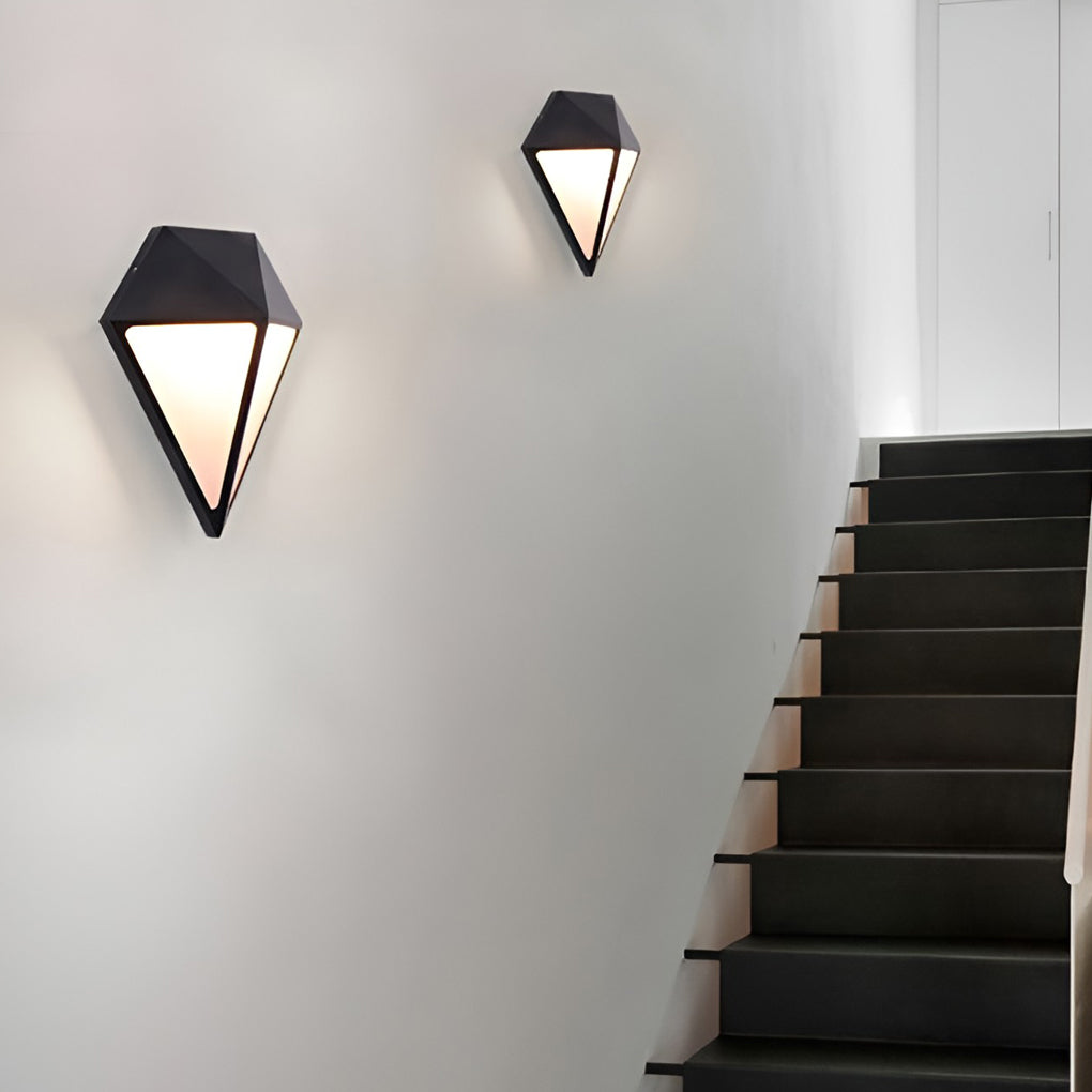 Creative Geometric LED Outdoor Wall Sconce Waterproof Light