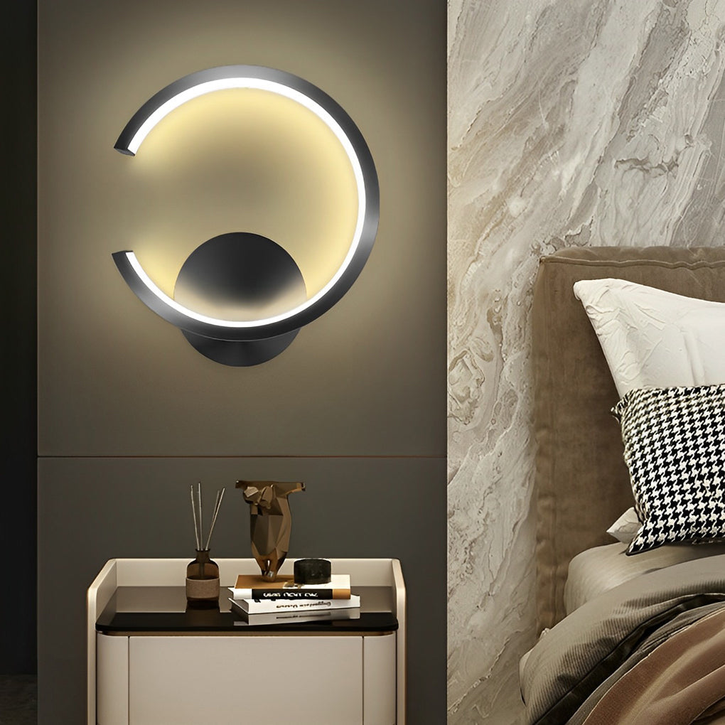 Round Stepless Dimming Nordic LED Wall Lamp