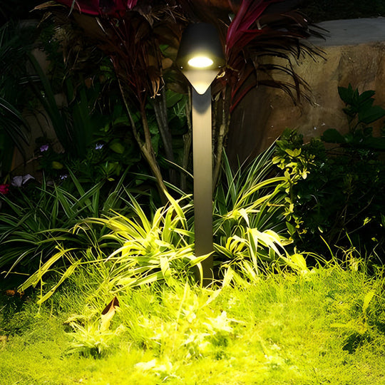 10W LED Black Minimalist Outdoor Pathway Light