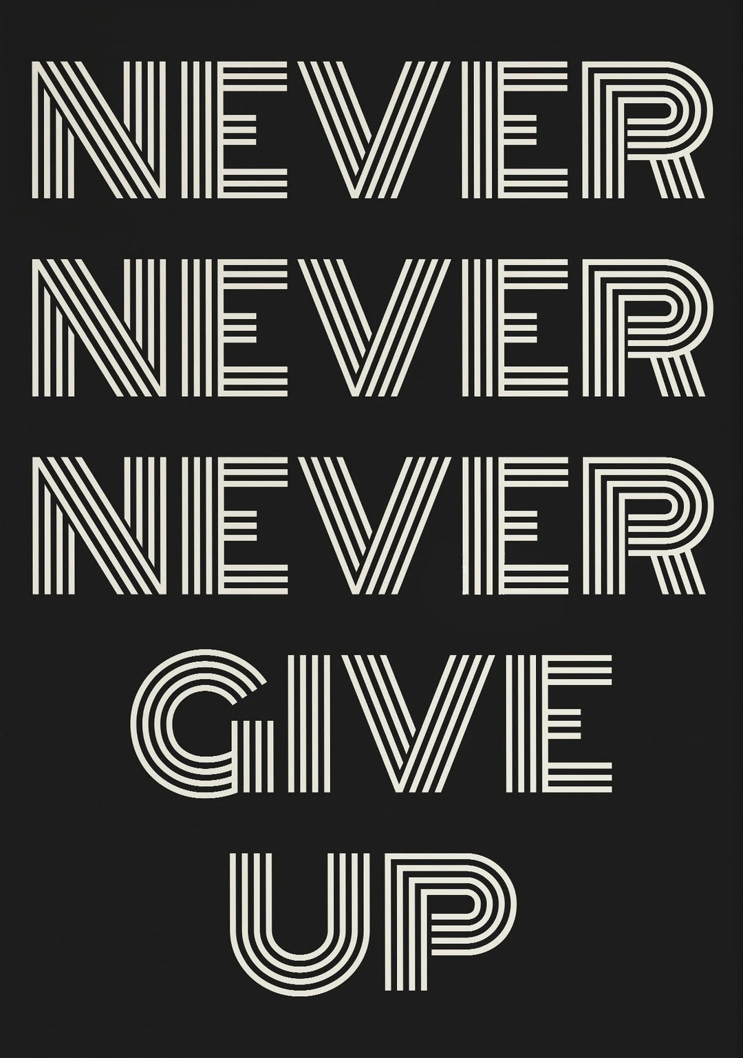 Ciao Minimal Typographic Canvas Wall Art Print