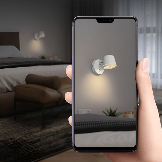 Adjustable Round Stepless Dimming LED Nordic Wall Lamp