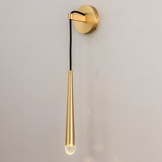 Creative Strip Crystal LED Wall Sconce – Nordic Modern Accent Light