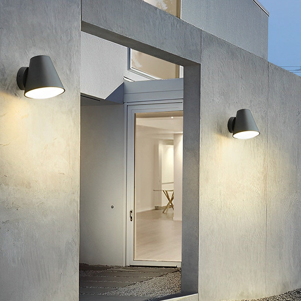 Cone Shape LED Waterproof Modern Outdoor Wall Lamp