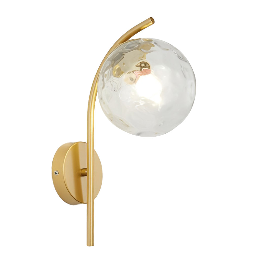 Creative Glass Ball-shaped LED Nordic Plug-in Wall Sconce