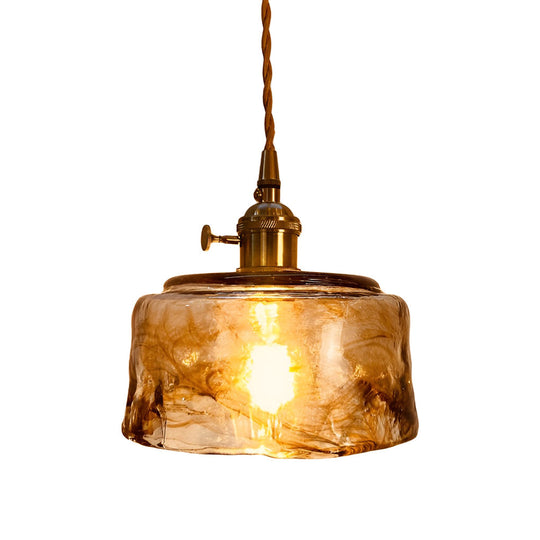 Creative Electroplated Metal Glass LED Nordic Island Light Hanging Lamp