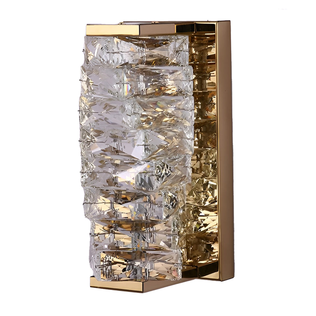 Creative Crystal LED Wall Sconce with 3 Step Dimming
