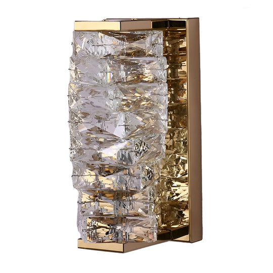 Creative Crystal LED Wall Sconce with 3 Step Dimming