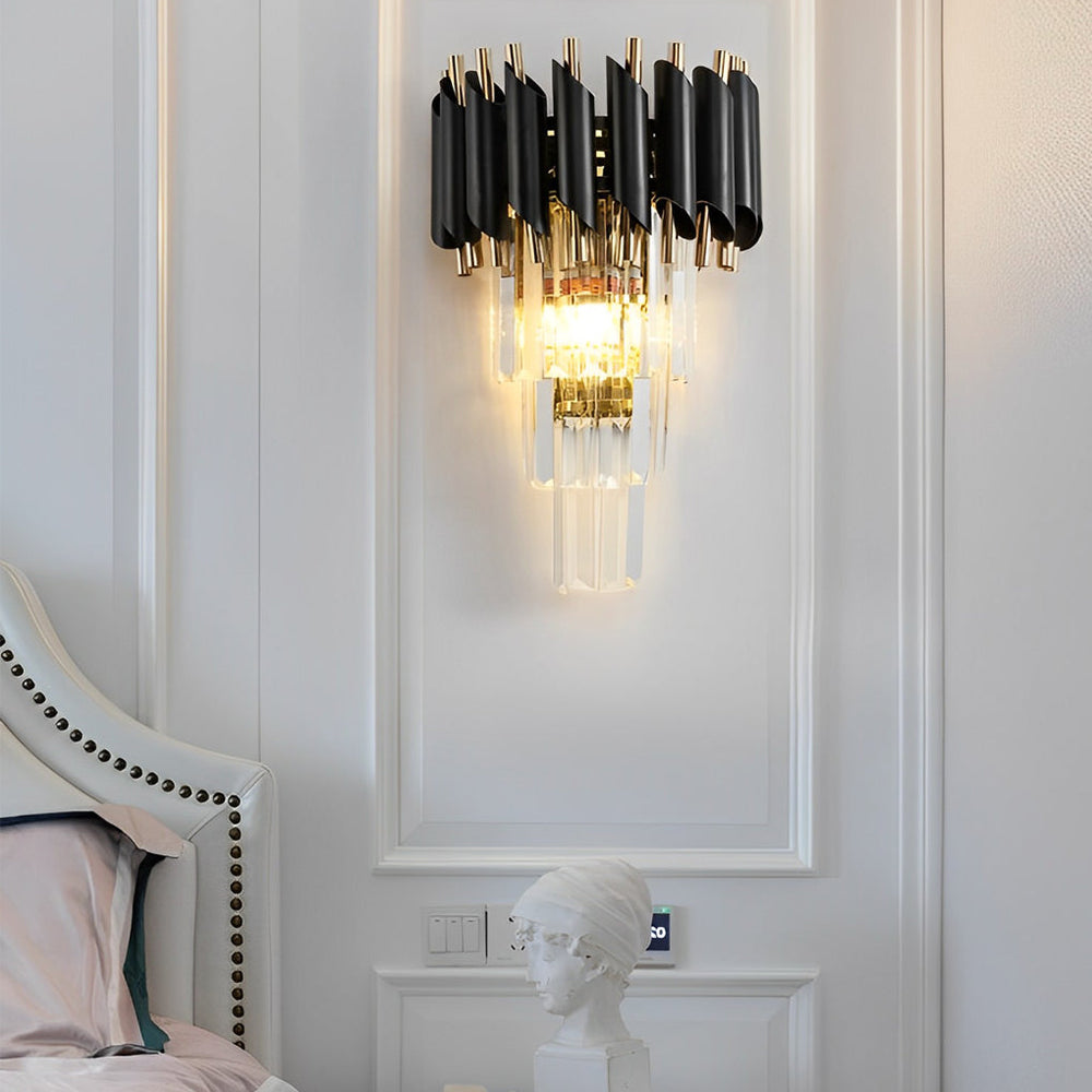 Creative Crystal Glass LED Postmodern Wall Lamp