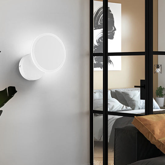 Round Rotatable Modern LED Wall Lamp