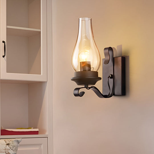 Retro Glass E27 Industrial Wall Lamp – Wall Sconce Lighting