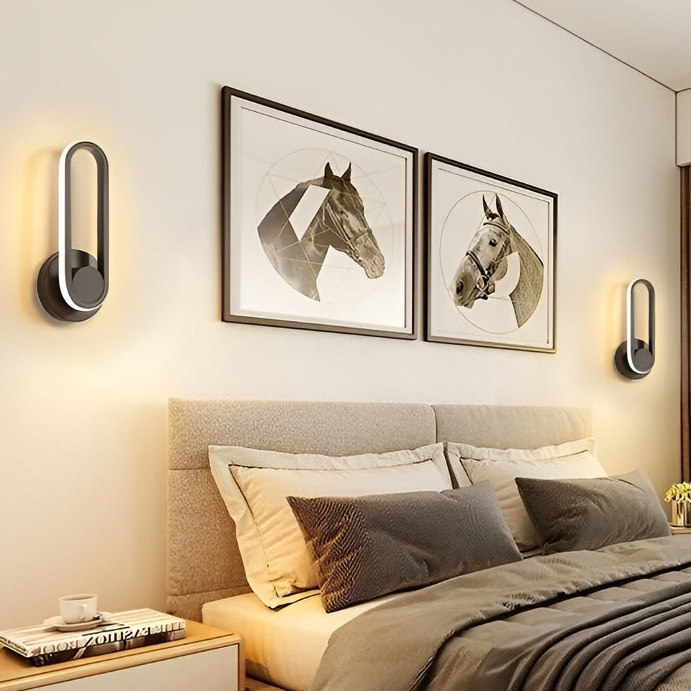330° Rotatable Rounded Rectangular LED Nordic Wall Lamp