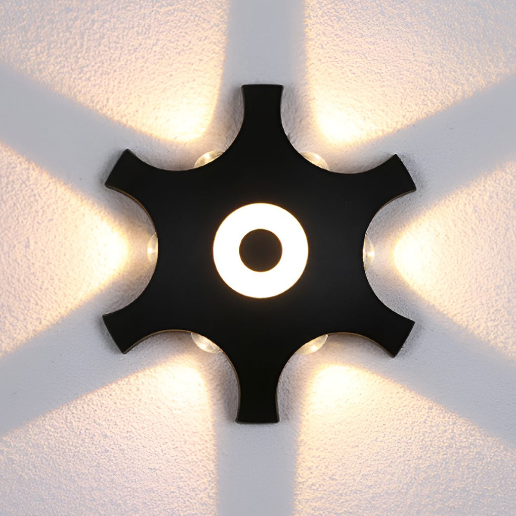 Flower Shaped LED Waterproof Nordic Wall Sconce
