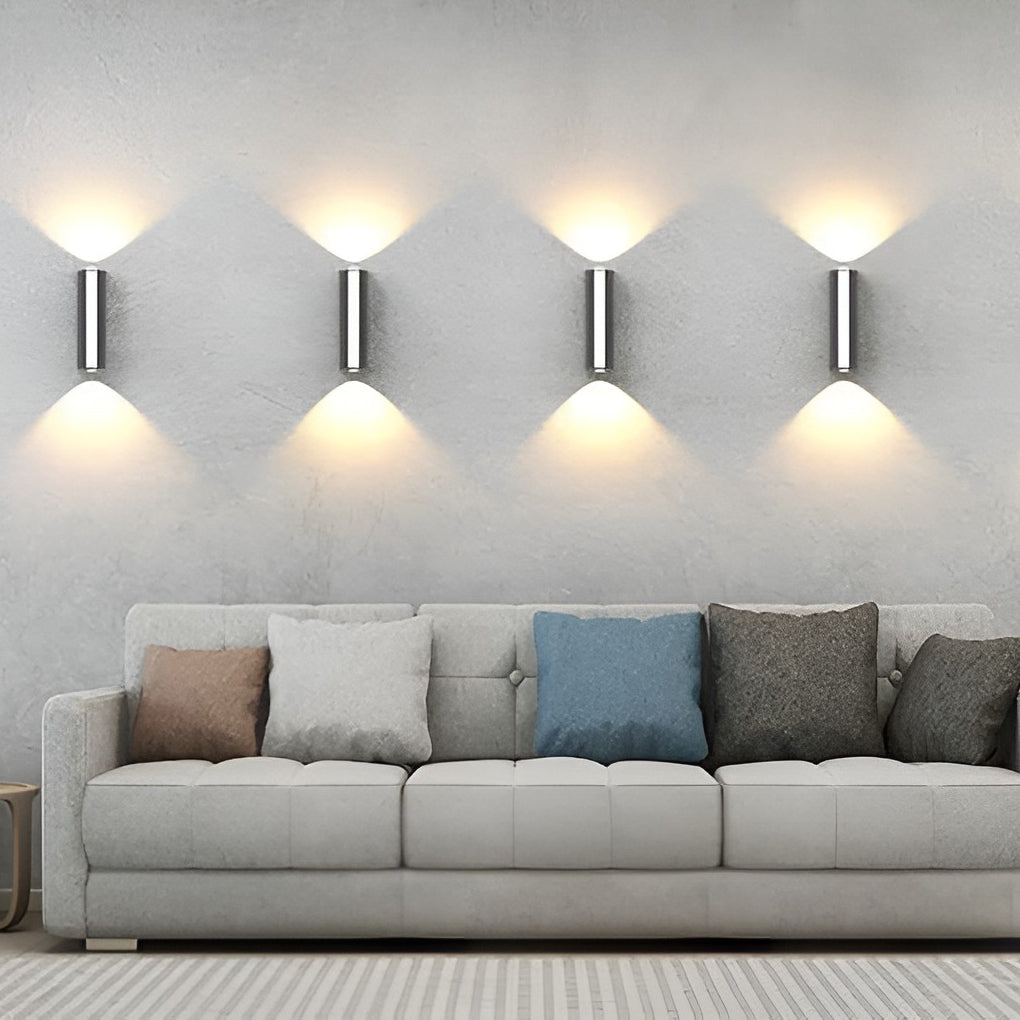 Rectangular LED Up and Down Waterproof Wall Lamp