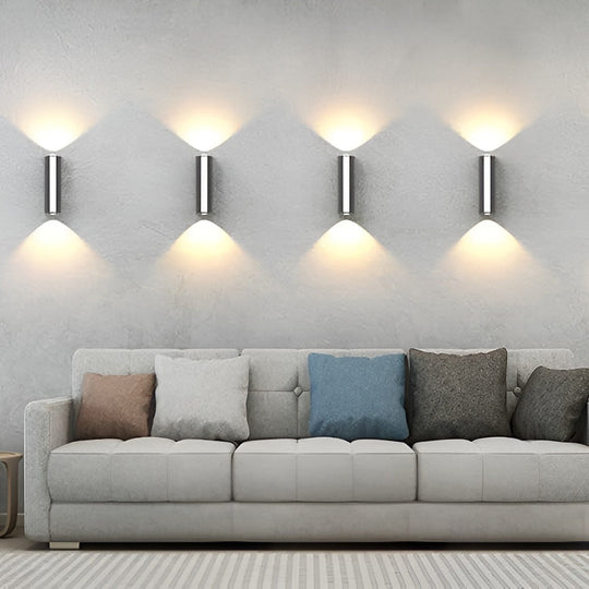Rectangular LED Up and Down Waterproof Wall Lamp