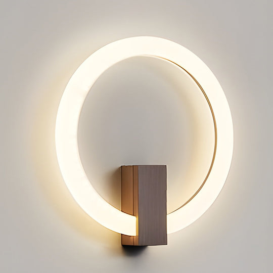 Circle Dimmable LED Modern Wall Sconce
