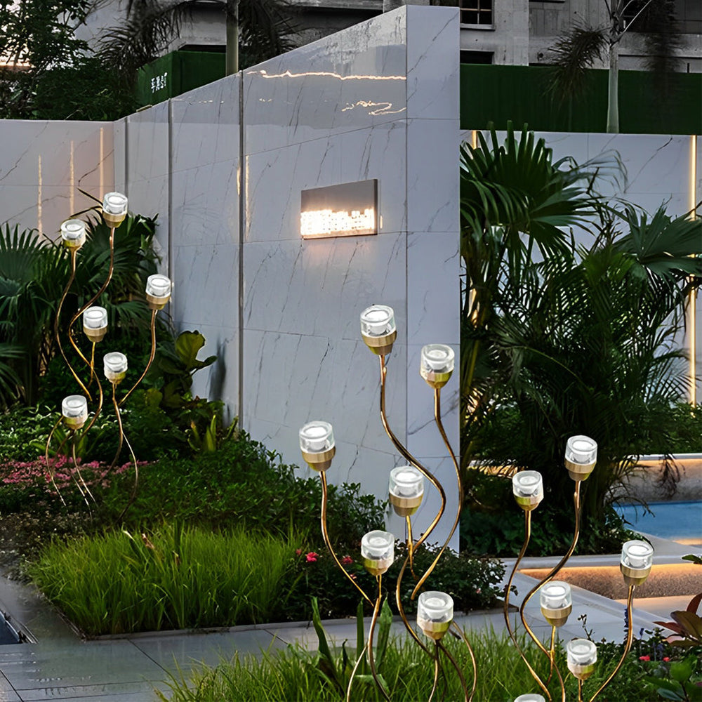 Outdoor Flower Bud LED Lawn Lights – Apple & Grape Designs