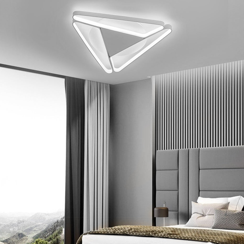 Geometric Design Modern LED Flush Mount Ceiling Light