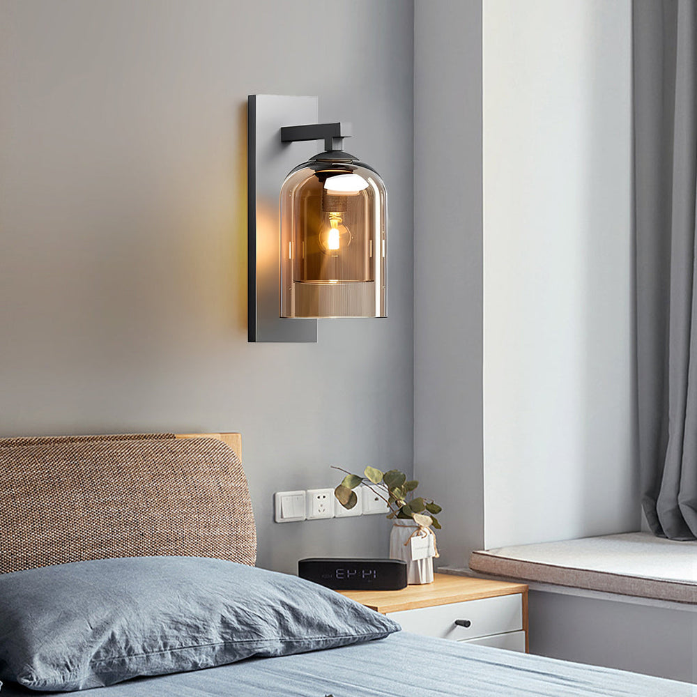 Double-Layer Glass Shade Nordic Minimalist Wall Lamp
