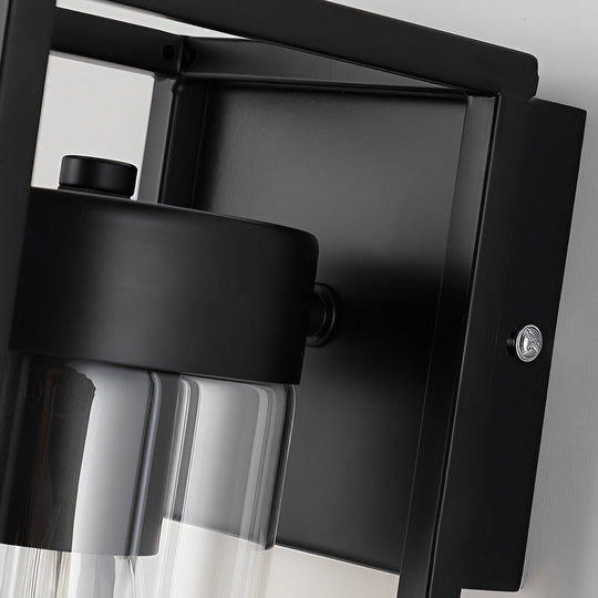 Rectangular Glass Industrial LED Wall Lamp