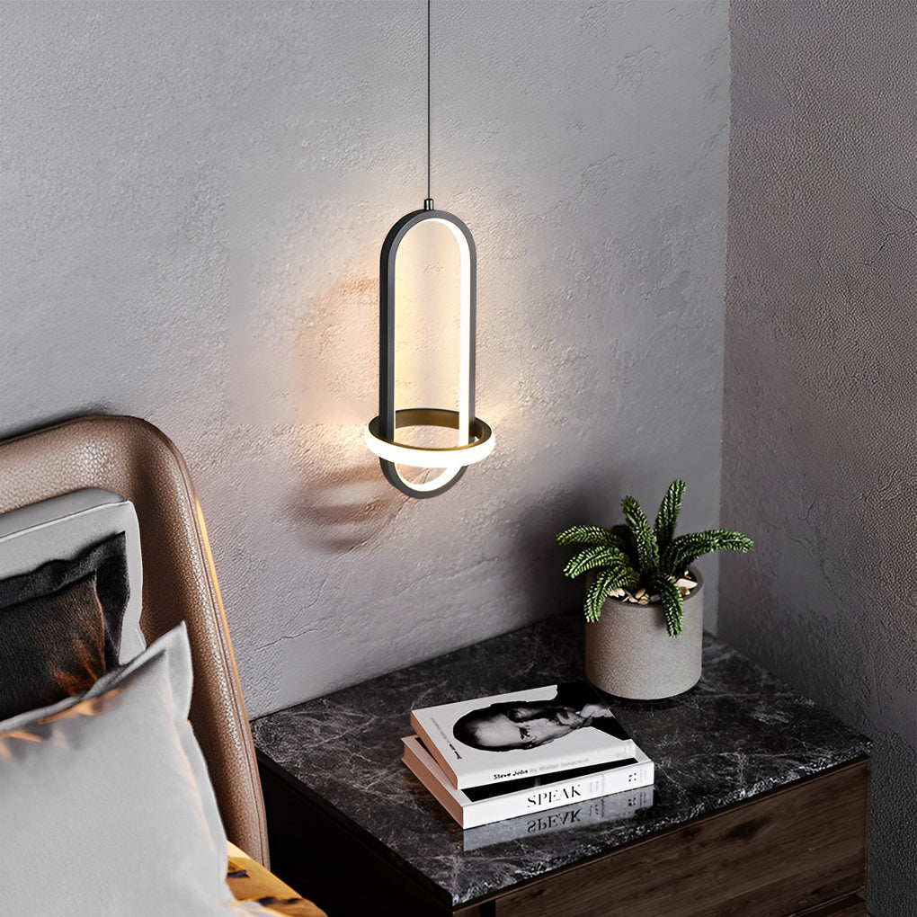 Round Creative Three-Step Dimming LED Nordic Chandelier Pendant Light