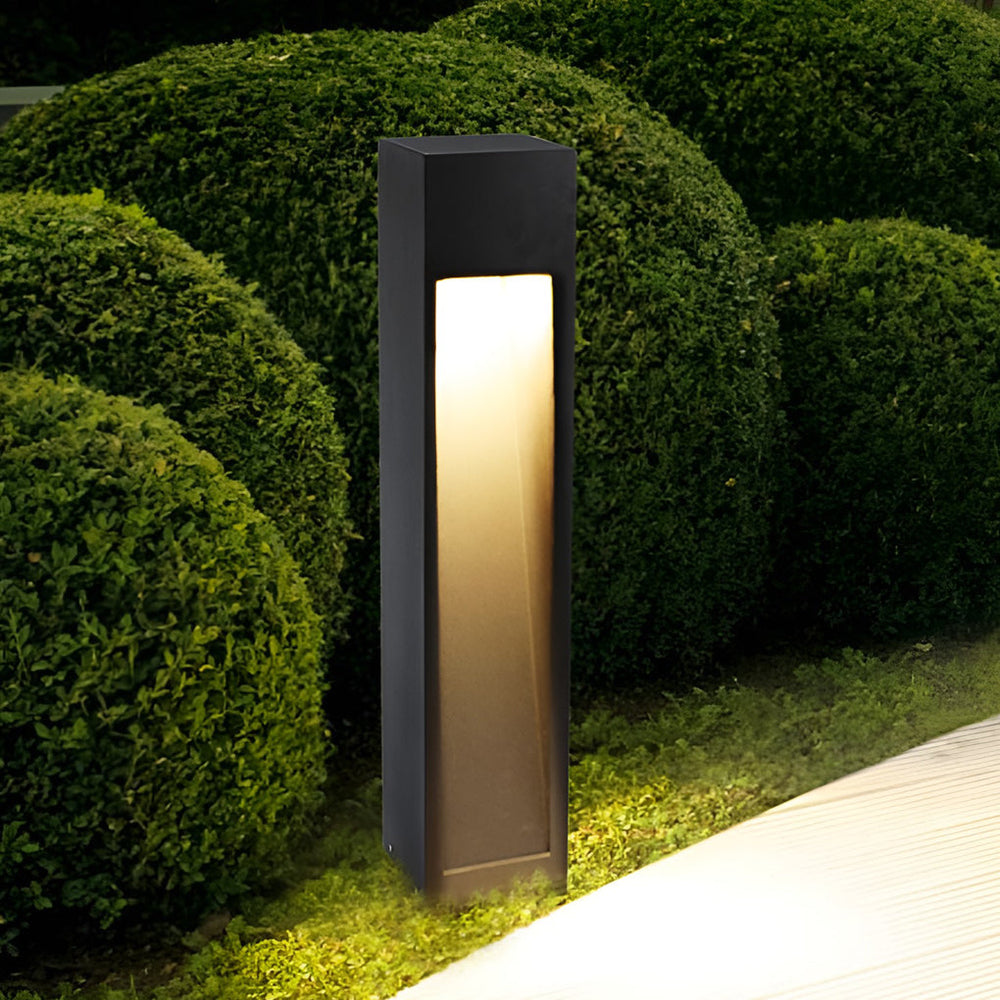 Industrial Rectangular LED Pathway Light 5W Waterproof Fixture with Open Slide Illumination