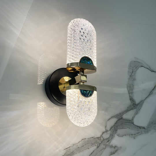Creative LED Wall Sconce with Up & Down Light Effect – Three Step Dimming