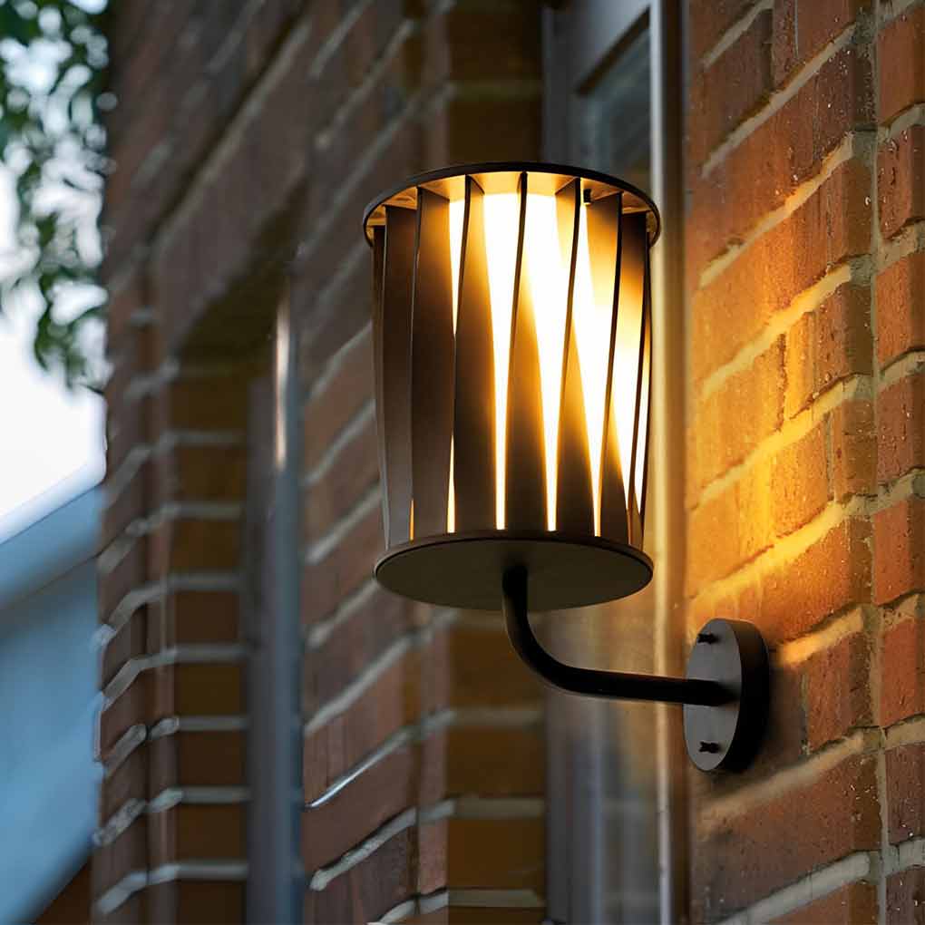 Creative Twisted Modern Outdoor Waterproof Wall Lamp