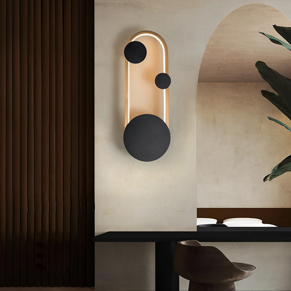 Round Decor Three Step Dimming Nordic LED Wall Sconce