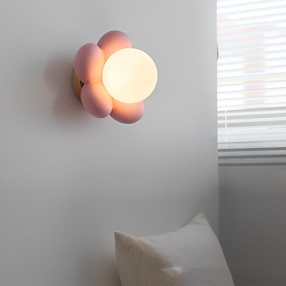 Cute Flower Creative Nordic Wall Lamp