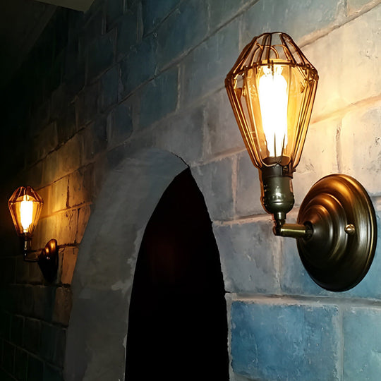 Adjustable Retro Industrial Iron Wall Lamp