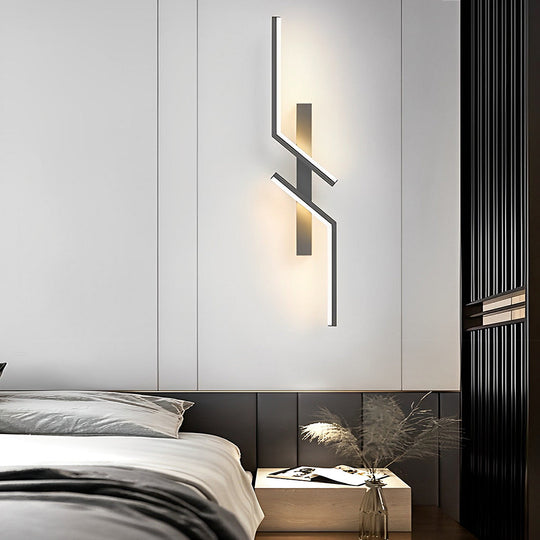 Irregular Symmetrical L-Shape LED Minimalist Wall Lamp