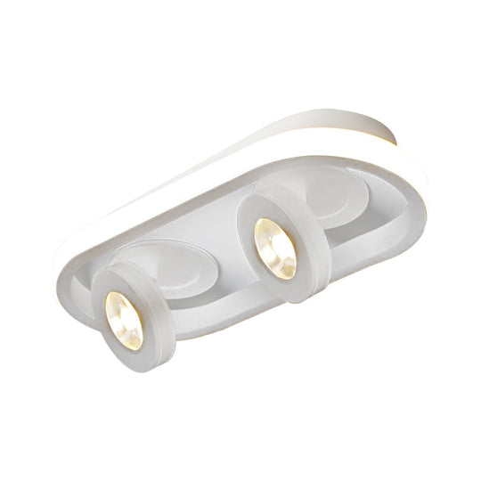 Rounded Rectangular – LED Adjustable Spotlight Modern Ceiling Light